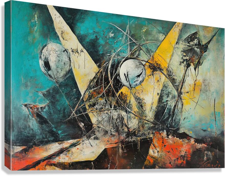 Celestial Echoes 2P9H3N 47 Canvas Print