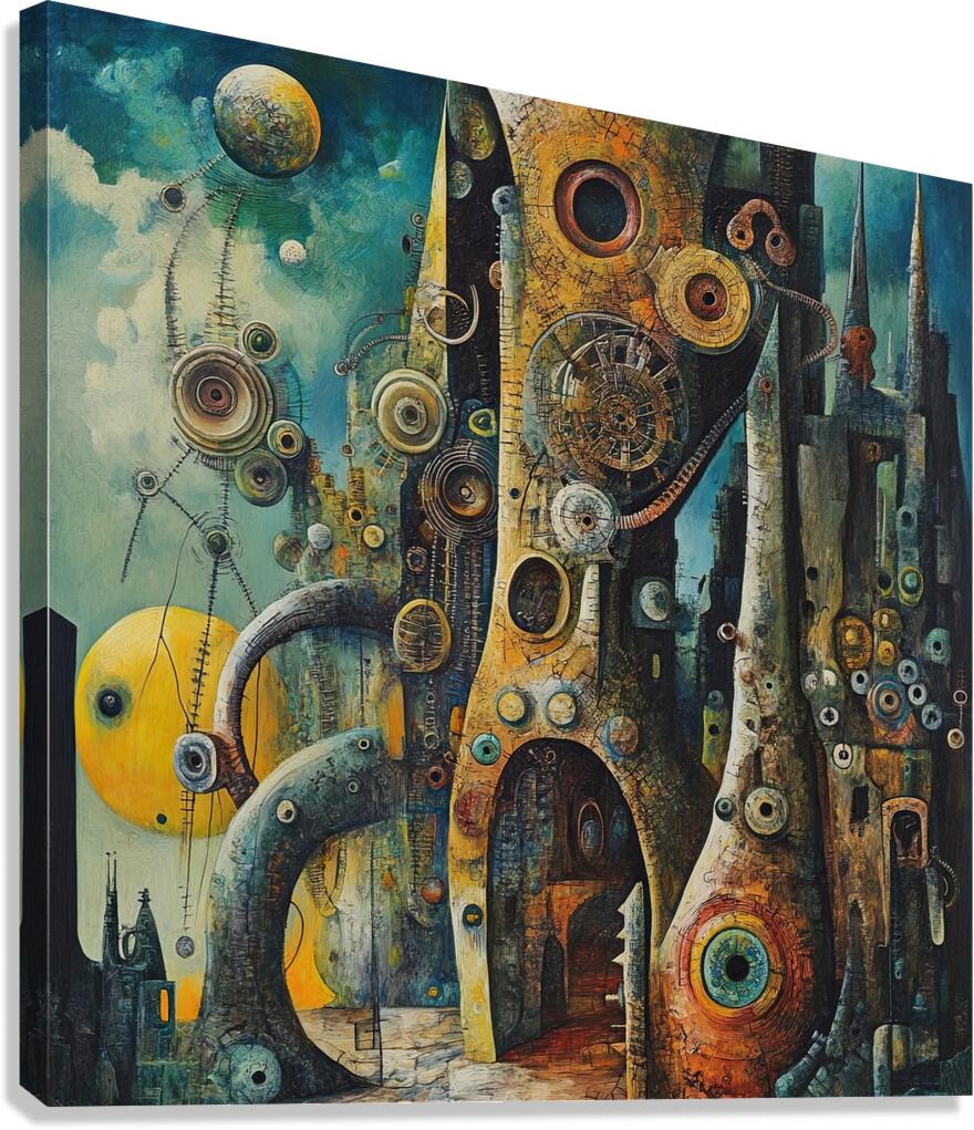 Celestial Machinations ZX98HJ 62 Canvas Print
