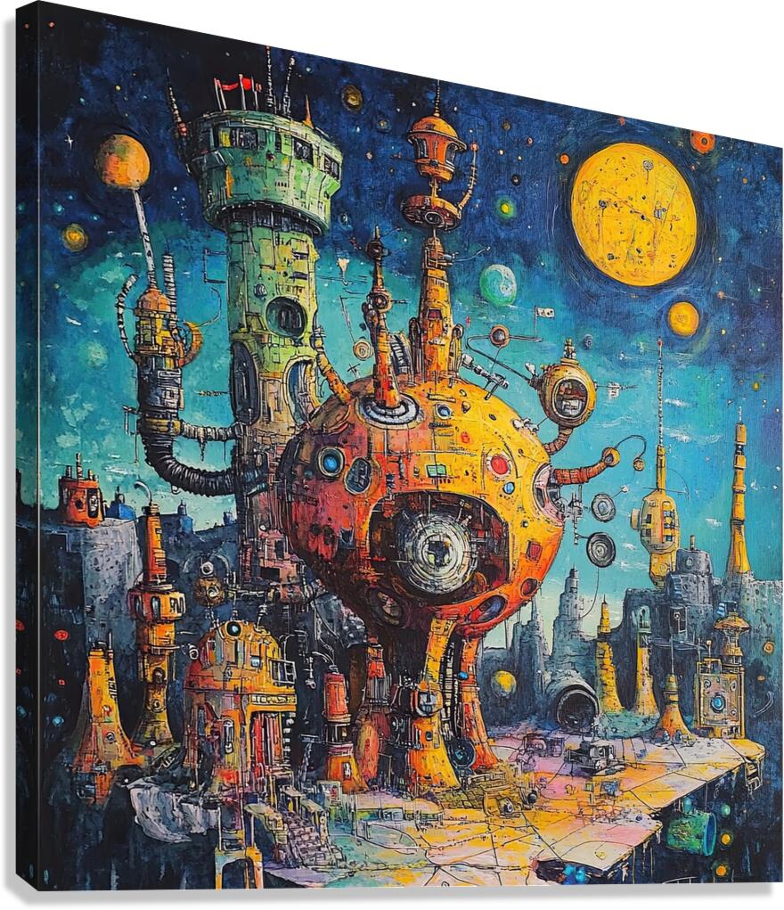 Celestial Mechanism 9P3H2N 60 Canvas Print