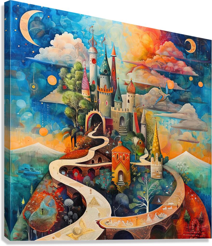 Celestial Pathways 79HNP2 60 Canvas Print