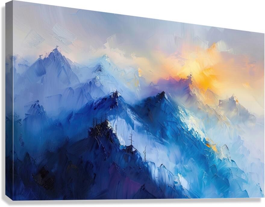 Celestial Summit Glow H9P4Z2 57 Canvas Print