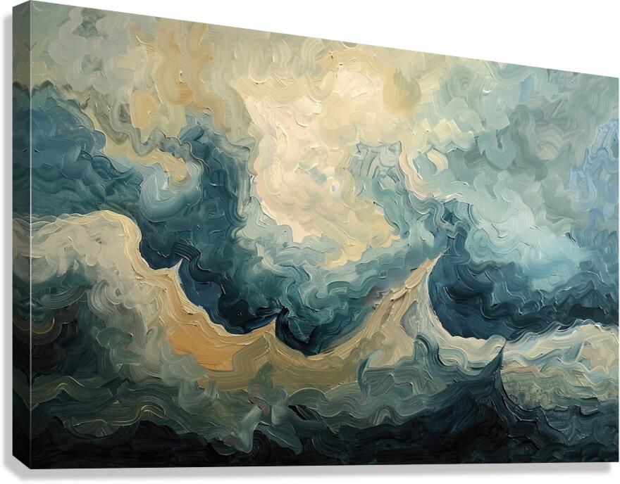 Celestial Turbulence H3N5P2 62 Canvas Print