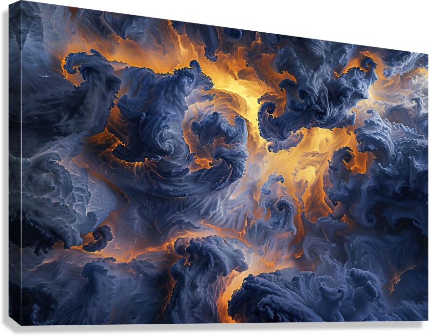 Celestial Turbulence Y92H5Z 60 Canvas Print