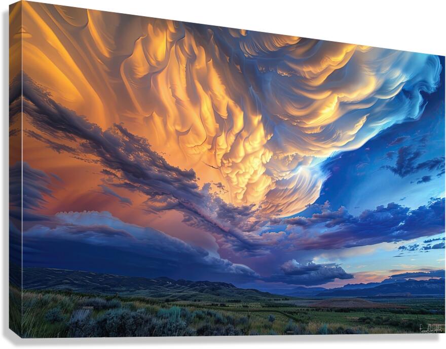 Celestial Undulations ZX92N5 67 Canvas Print