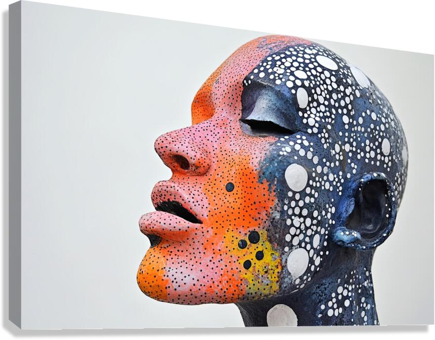 Celestial Visage H3N9P2 60 Canvas Print