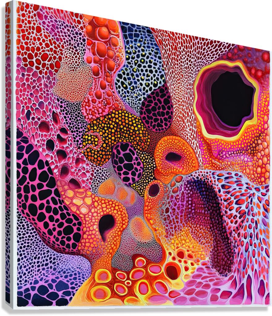 Cellular Dreams H9P4N2 57 Canvas Print