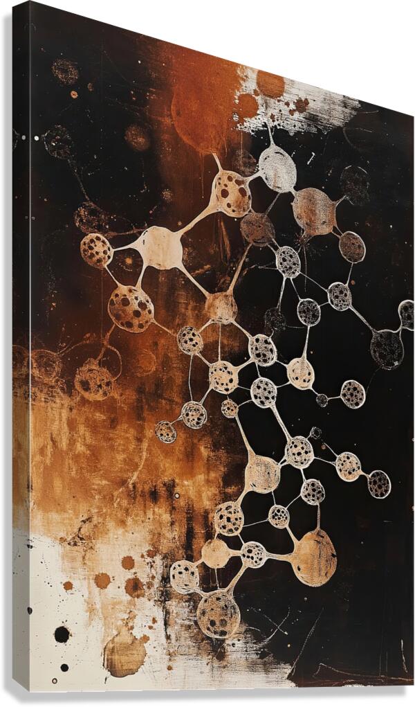 Cellular Echoes JX7H2N 60 Canvas Print