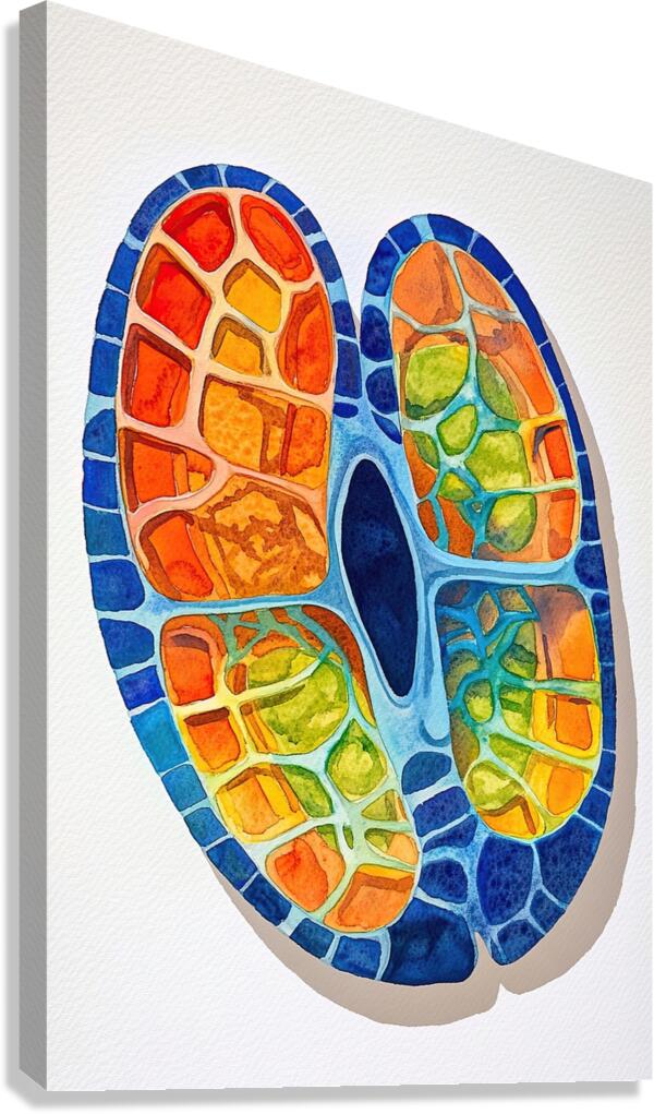 Cellular Harmony AB92C3 55 Canvas Print