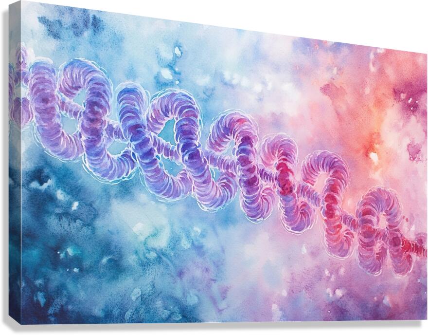 Cellular Harmony ZX9876 55 Canvas Print