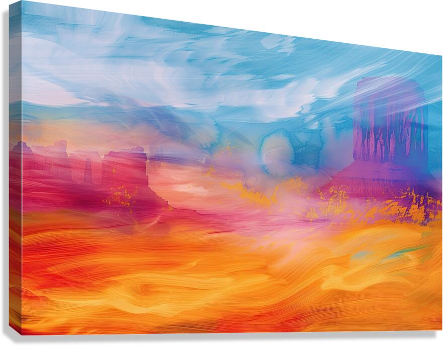 Desert Mirage Glowing H7C9N 60 Canvas Print