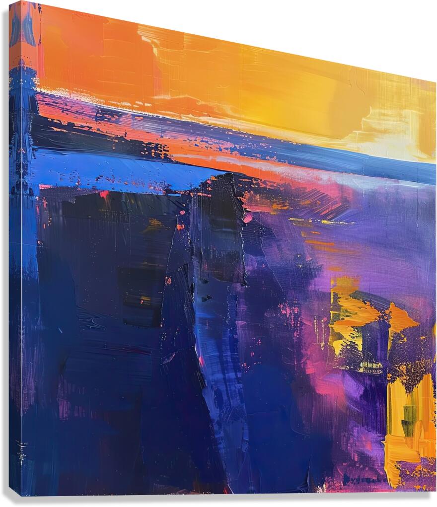 Chromatic Horizon H42N9 58 Canvas Print