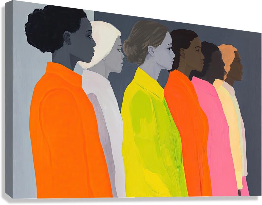 Chromatic Humanity 79B2N5 62 Canvas Print