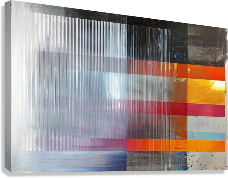 Chromatic Interference 78HNPZ 52 Canvas Print