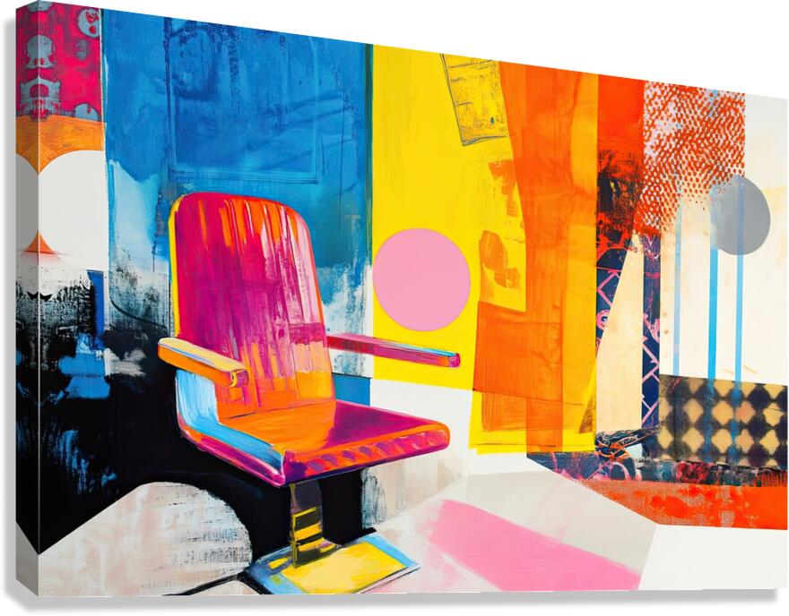 Chromatic Interior 2P9H3N 58 Canvas Print