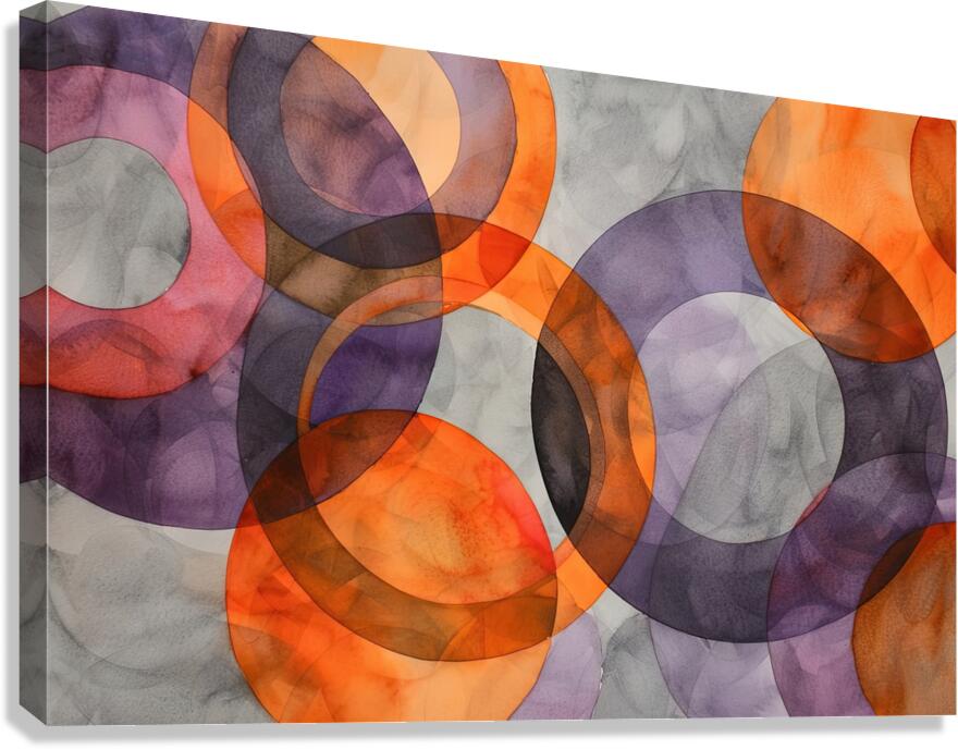 Chromatic Interlace 5Z8N9H 53 Canvas Print