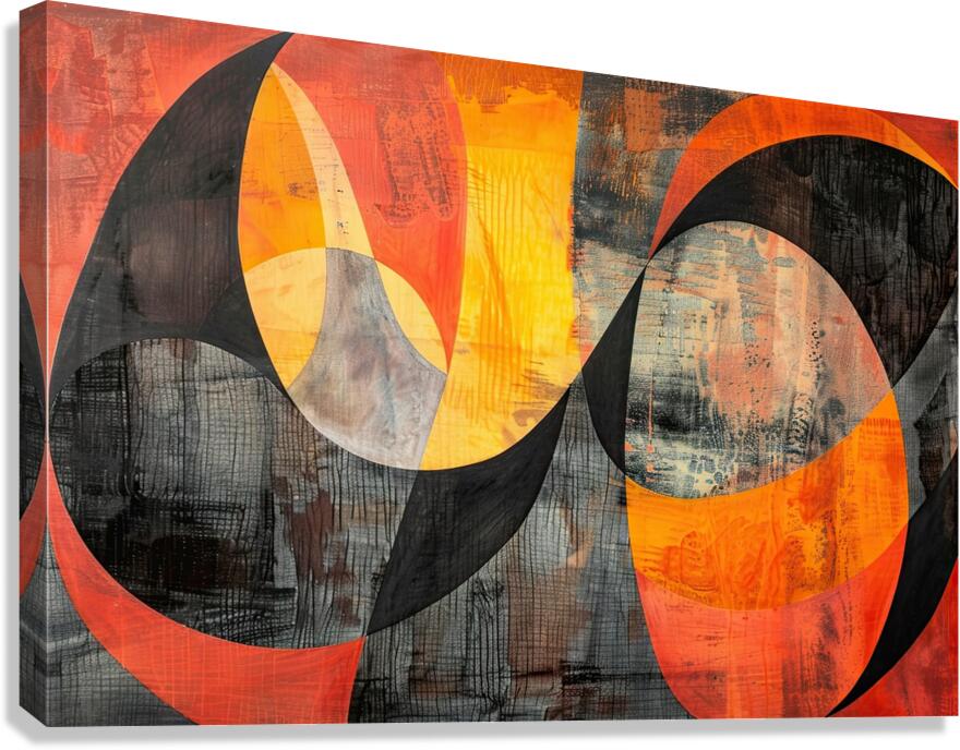 Chromatic Interplay 2P3H9N 60 Canvas Print