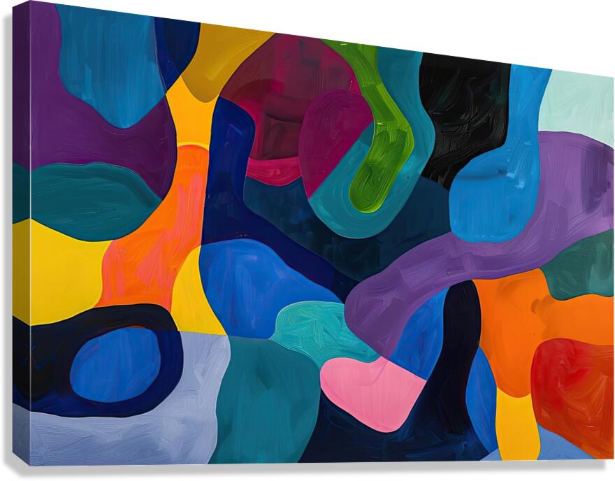 Chromatic Interplay 42HK9P 57 Canvas Print
