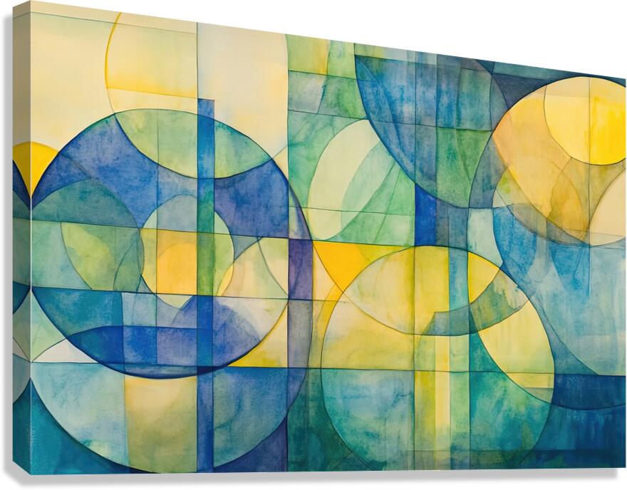 Chromatic Interplay 42HK9Z 51 Canvas Print