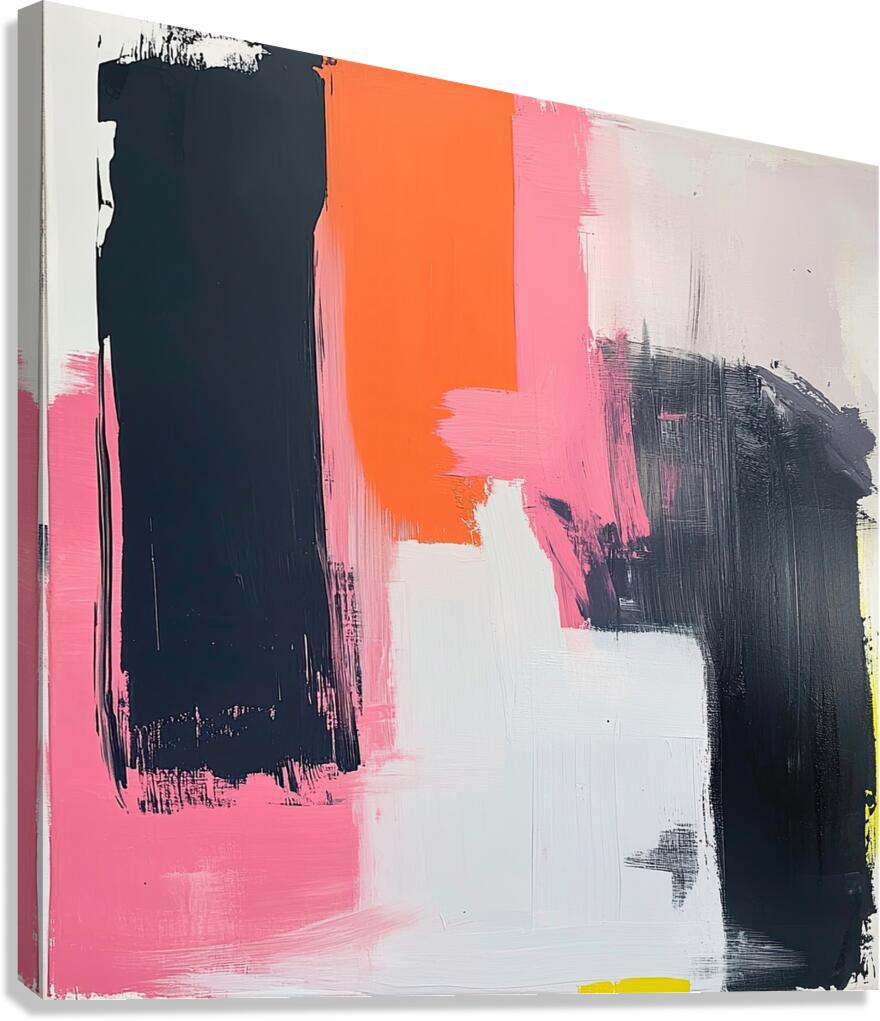 Chromatic Interplay 489HJ 50 Canvas Print