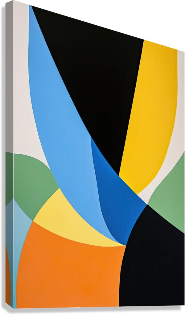 Chromatic Interplay 48H9N2 65 Canvas Print