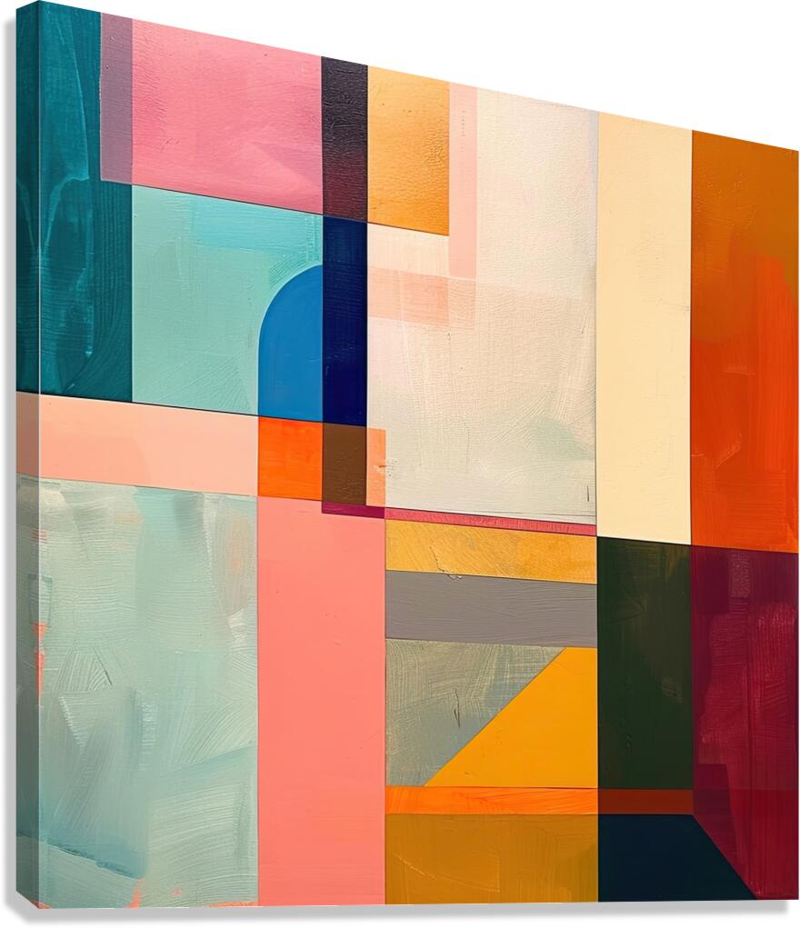 Chromatic Interplay 48H9N 55 Canvas Print