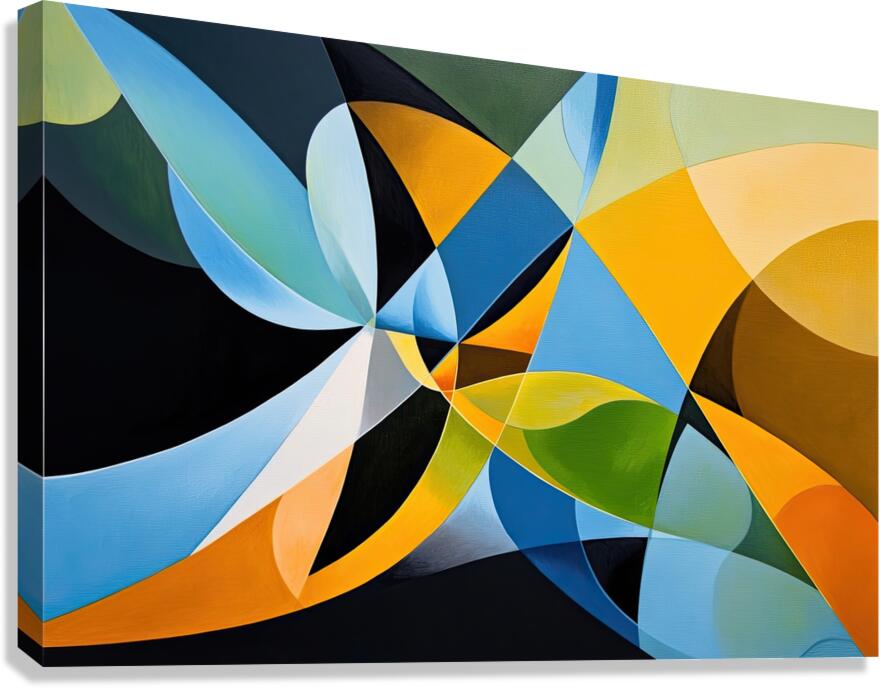 Chromatic Interplay 48H9P 59 Canvas Print