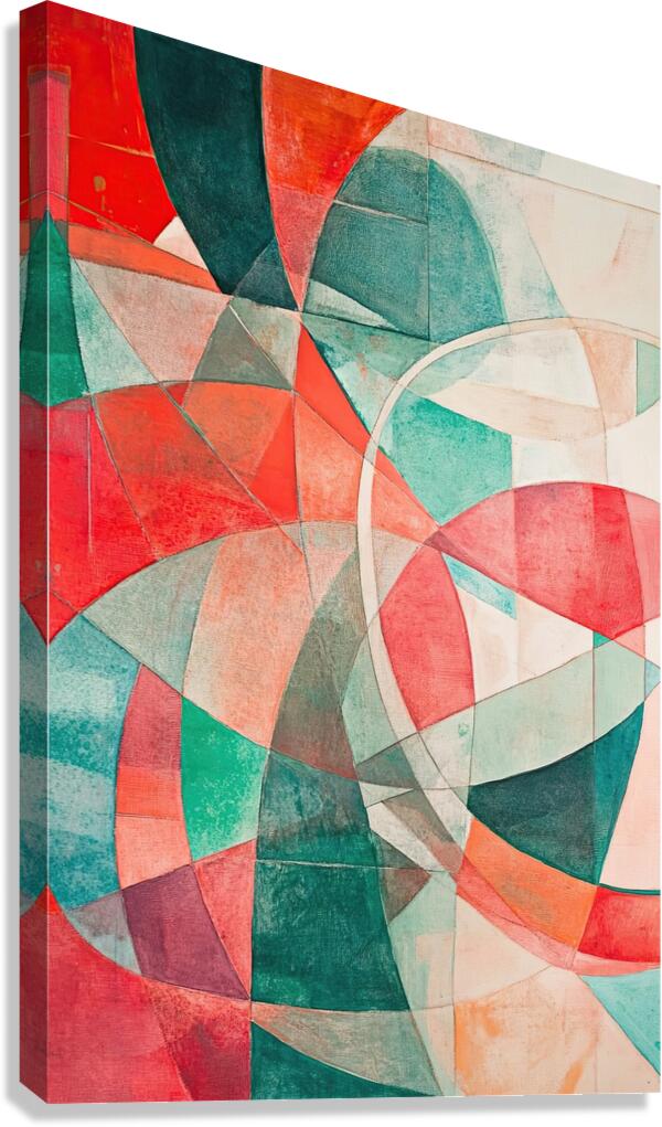 Chromatic Interplay 58H9N2 47 Canvas Print