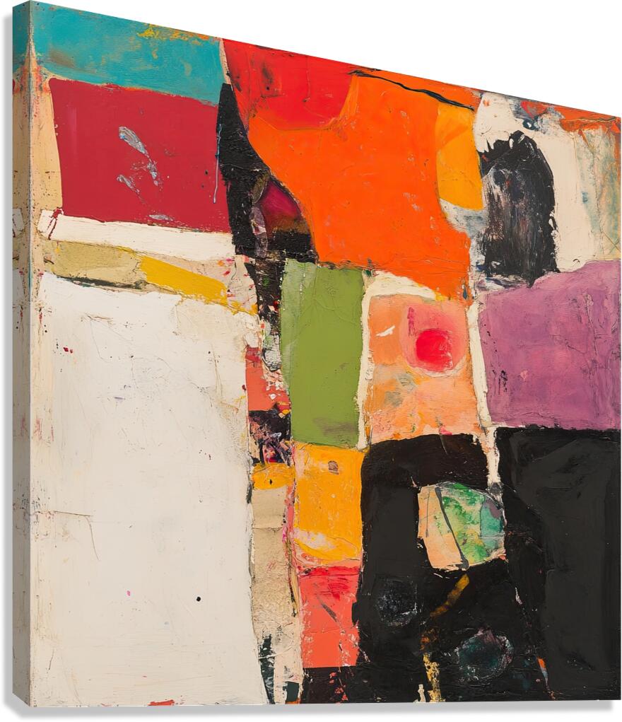 Chromatic Interplay 7H9N2P 58 Canvas Print