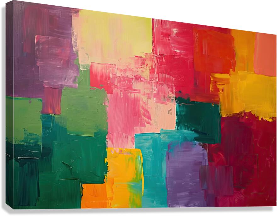 Chromatic Interplay 7HG92N 55 Canvas Print