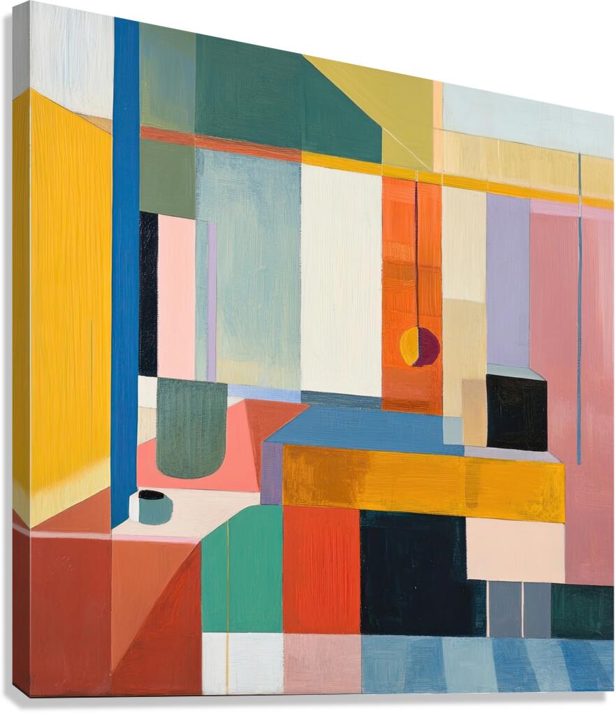 Chromatic Interplay 7P39N 55 Canvas Print