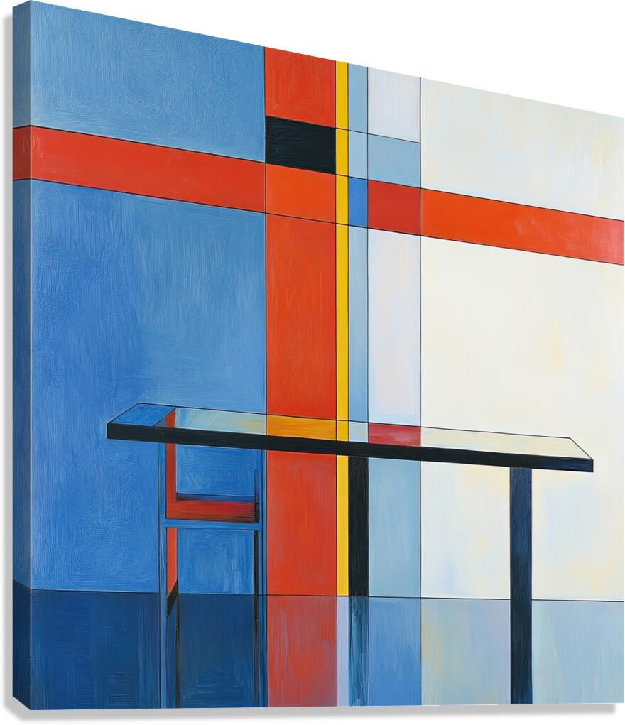 Chromatic Interplay 7P3HN 65 Canvas Print