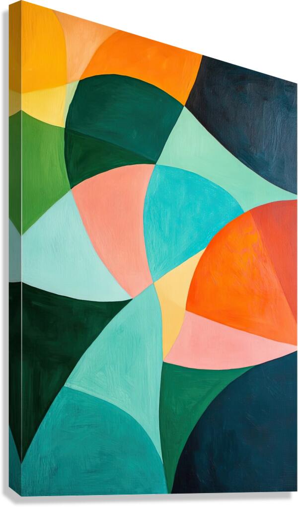 Chromatic Interplay H3N9P2 55 Canvas Print