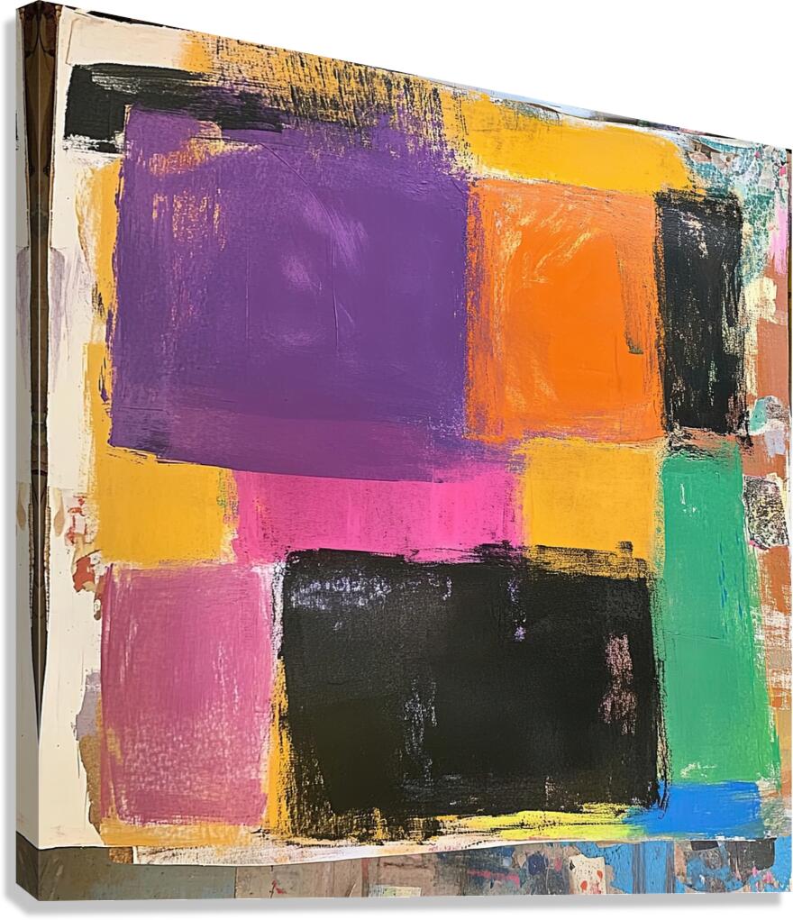 Chromatic Interplay H9P4J2 50 Canvas Print