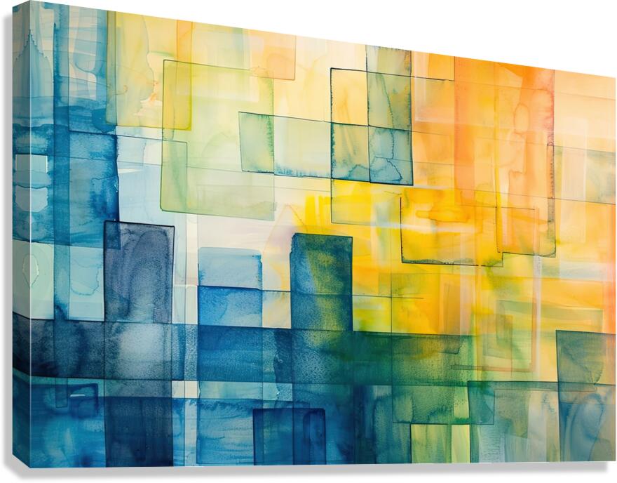 Chromatic Interplay Y59H2N 58 Canvas Print