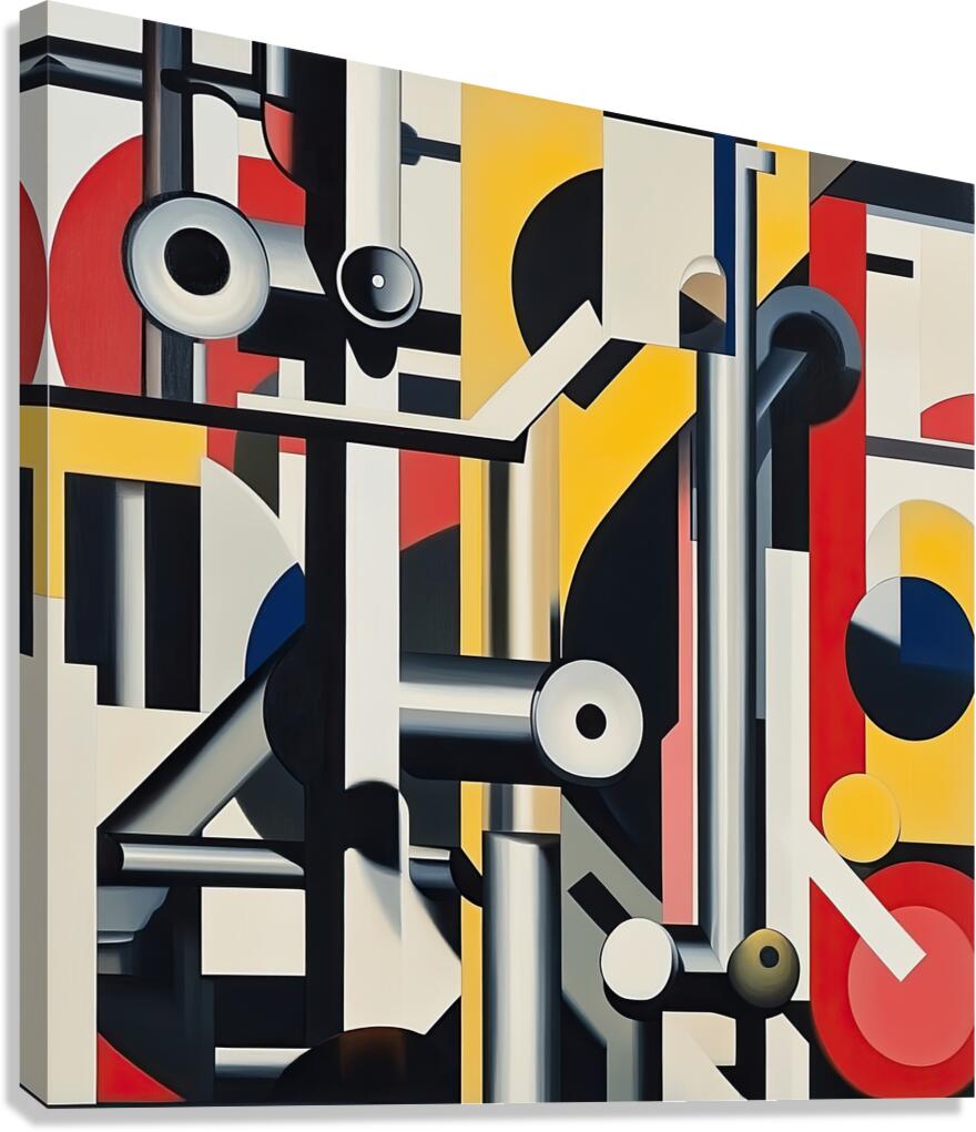 Chromatic Machinery Y59H2N 64 Canvas Print