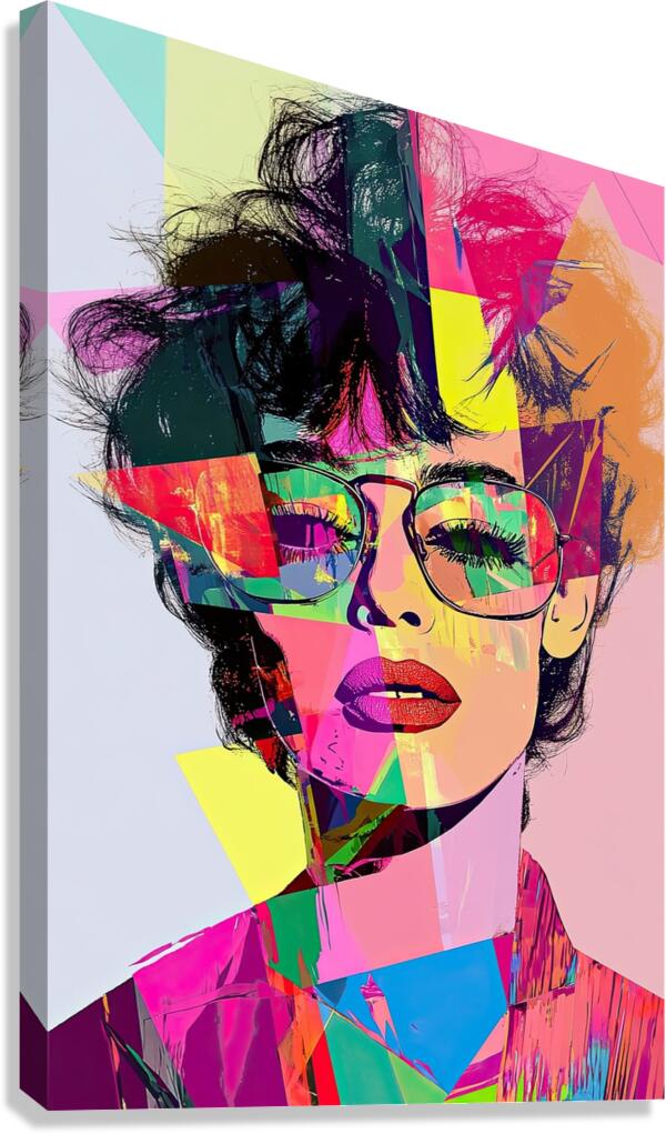 Chromatic Muse 2P9H3N 55 Canvas Print