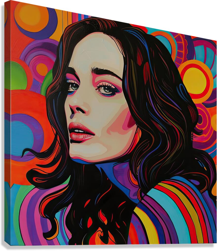 Chromatic Muse K29H7N 55 Canvas Print
