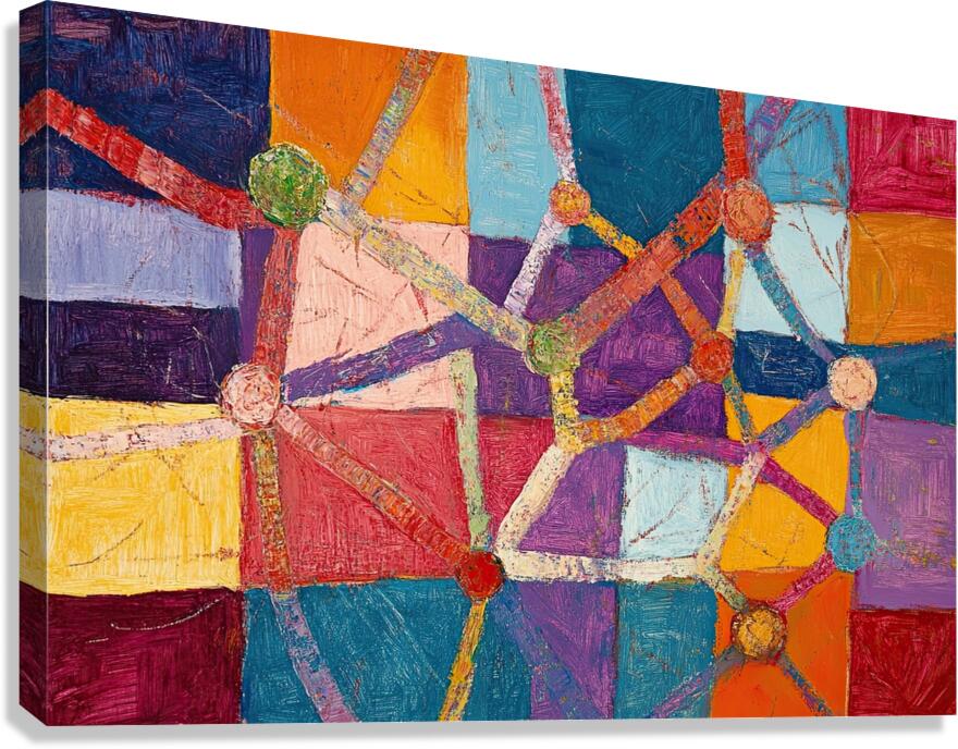 Chromatic Nexus K82N9Z 60 Canvas Print