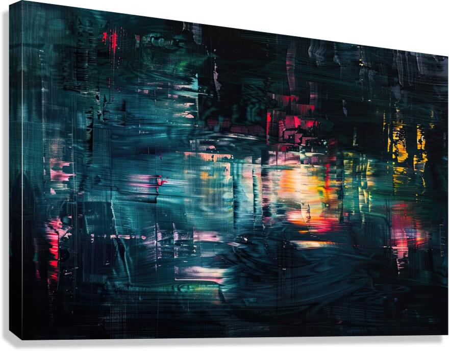 Chromatic Nocturne HZ92N3 48 Canvas Print