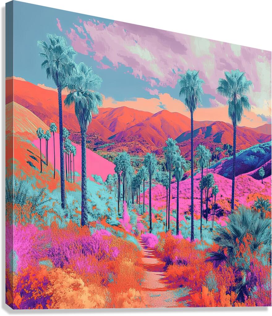 Chromatic Oasis NV92KJ 56 Canvas Print