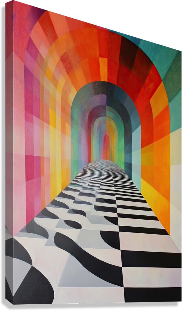 Chromatic Passage 79B2N5 64 Canvas Print