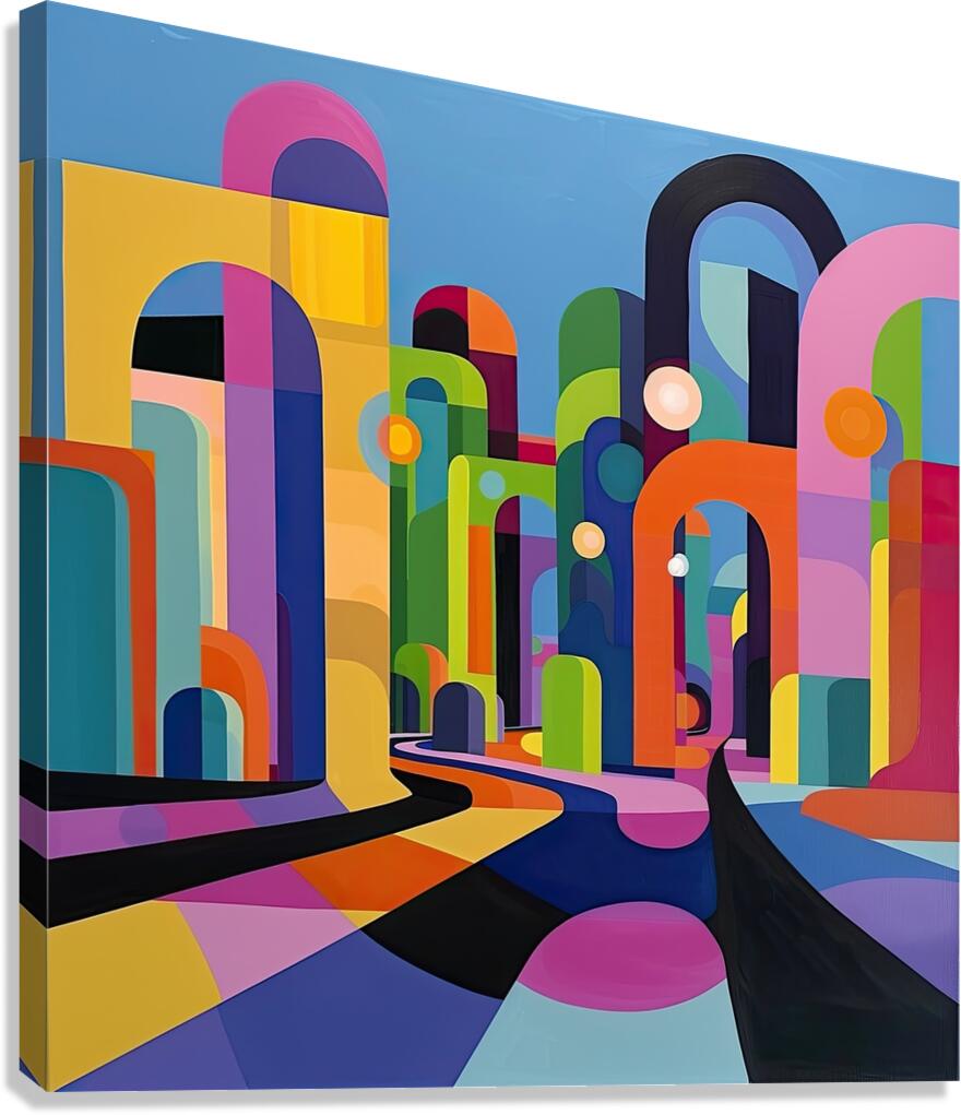 Chromatic Passage 79D3N2 60 Canvas Print