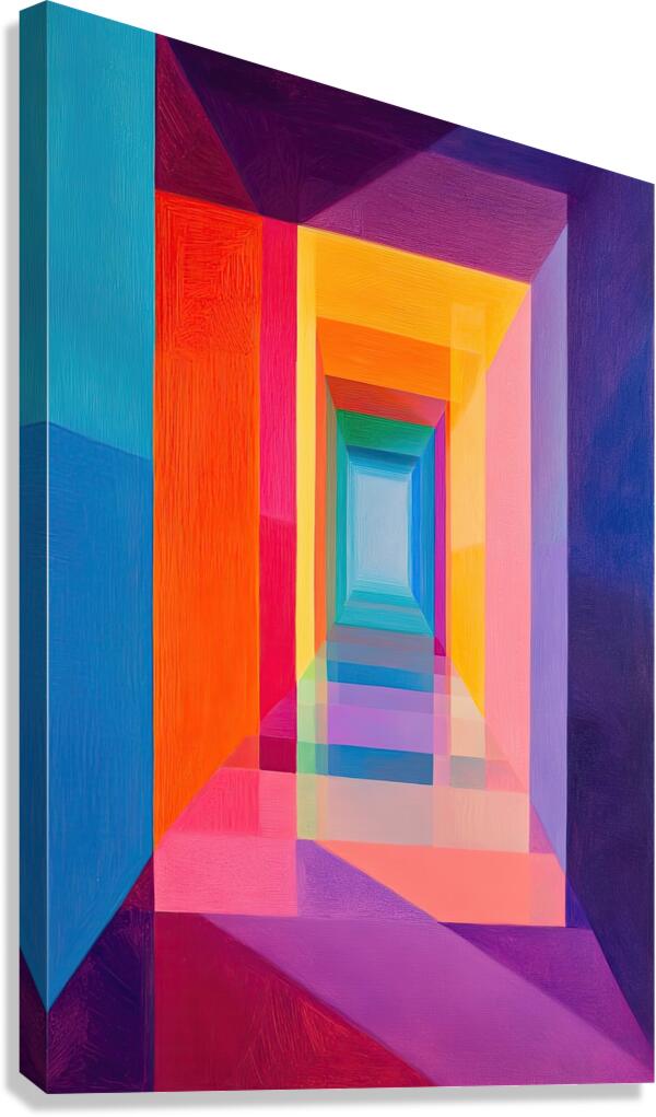 Chromatic Passage 7D8N92 48 Canvas Print