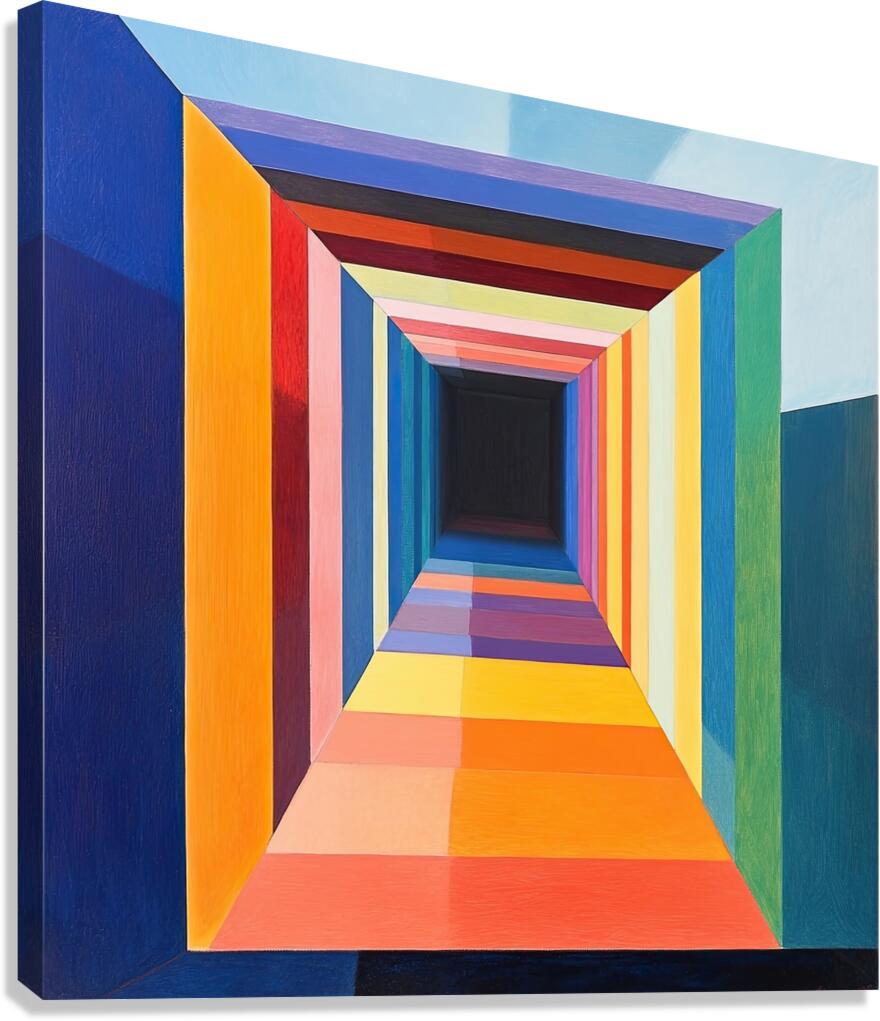 Chromatic Passage 7H9N3Z 65 Canvas Print