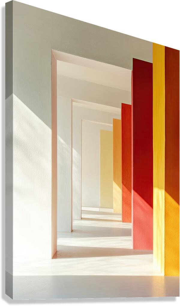 Chromatic Passage H3N2P9 50 Canvas Print