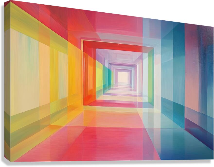 Chromatic Passage H39Z2N 55 Canvas Print