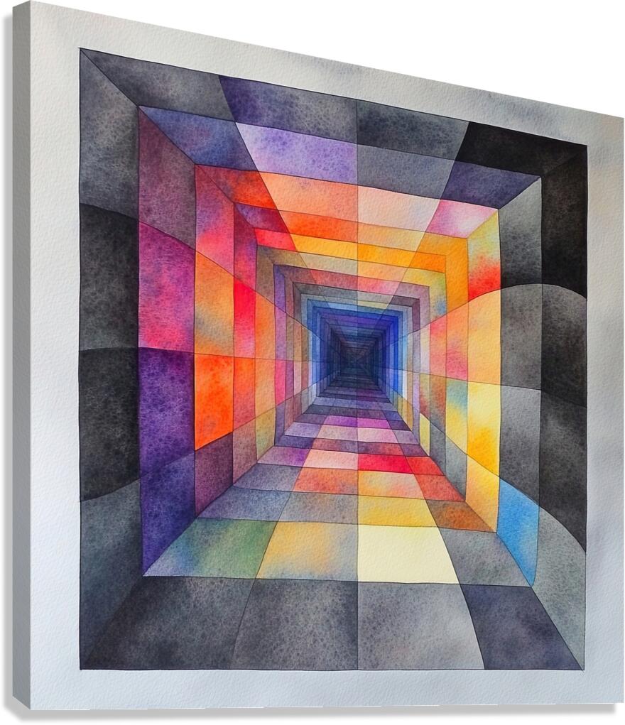 Chromatic Passage H3N5P2 62 Canvas Print