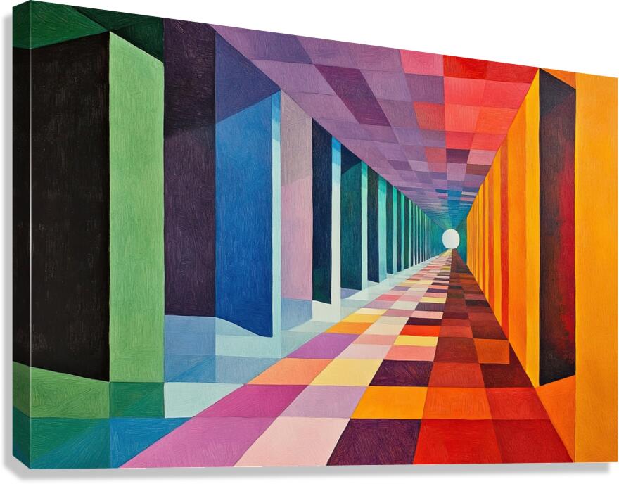 Chromatic Passage H3N2P9 57 Canvas Print