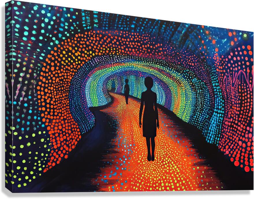 Chromatic Passage N2Z8HG 58 Canvas Print