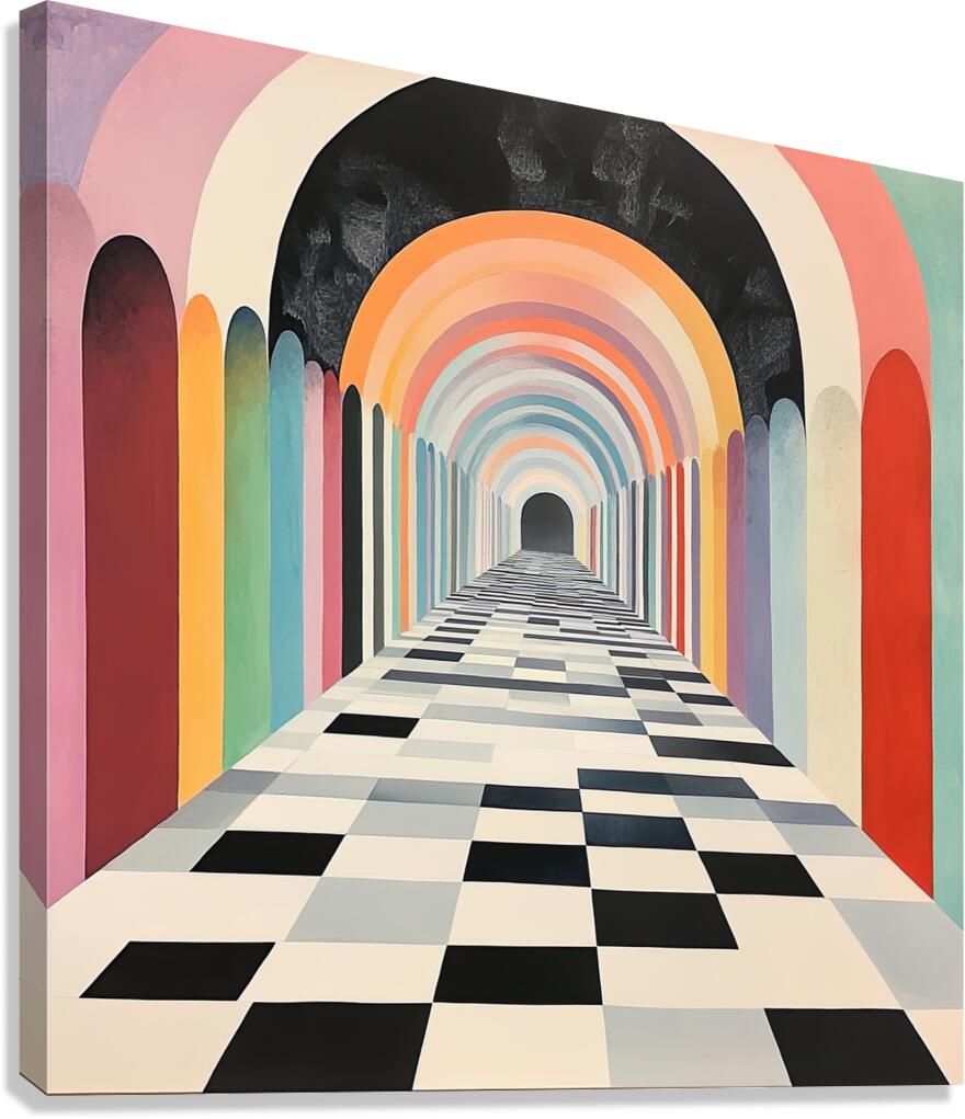 Chromatic Passage N92H5Z 57 Canvas Print